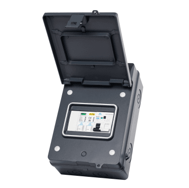 WMIP32BSP 5 Module IP65 Electric Vehicle (EV)/Solar Photovoltaic (PV) Protection Enclosure, A Type 32A B Curve RCBO and Surge Protection Device (SPD)