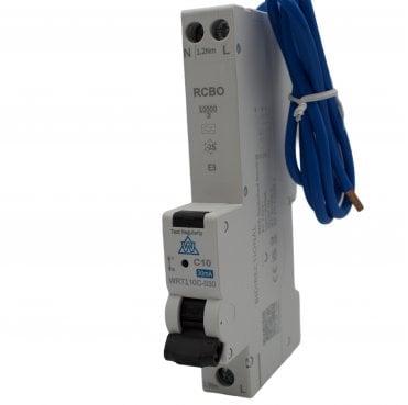 WRT110C-030 10A Type C Residual Current Circuit Breaker (RCBO) for 3 Phase Distribution Boards