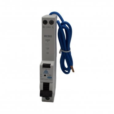 WRT120C-030 20A Type C Residual Current Circuit Breaker (RCBO) for 3 Phase Distribution Boards