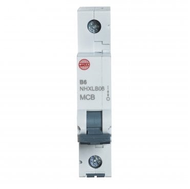 NHXLB06 6A Type B Minature Circuit Breaker (MCB)