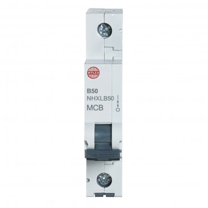 Wylex NHXLB50 50A Type B Minature Circuit Breaker (MCB)