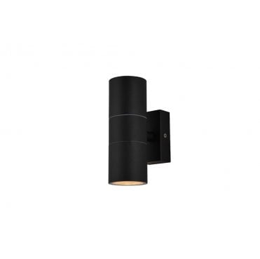 ZN-20941-BLK-65 Leto Outdoor IP65 Up Down Wall Light in a Black Finish