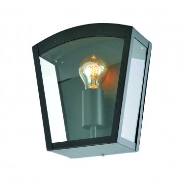 ZN-20945-BLK Artemis Outdoor IP44 Box Lantern in a Black Finish