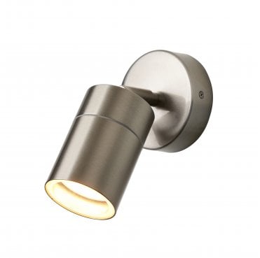 ZN-26536-SST-65 Leto Outdoor IP65 Adjustable Spotlight in a Stainless Steel Finish