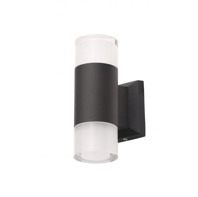 Zink ZN-31759-ANTH Fleet Outdoor IP44 Square Up Down Light in an Anthracite Finish