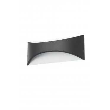 ZN-31768-BLK Stroud Outdoor IP44 Small 6w LED 4000k (Cool White) Up Down Wall Light in a Black Finish
