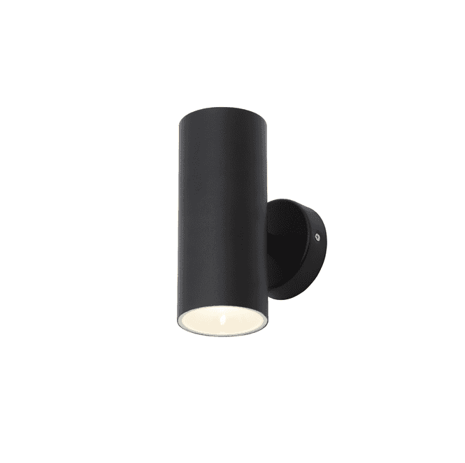 Zink ZN-33460-BLK-65 Melo Outdoor IP65 10w LED 4000k (Cool White) Up Down Wall Light in a Black Finish