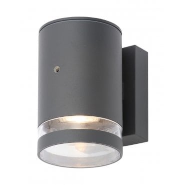 ZN-34043-ANTH Lens Outdoor IP44 Downlight with a Photocell Sensor in an Anthracite Finish