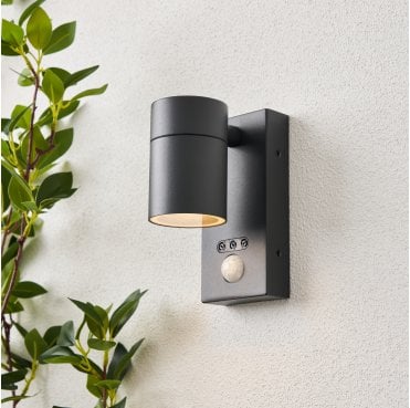 ZN-37938-ANTH-65 Leto Outdoor IP65 Downlight with PIR Sensor in an Anthracite Finish