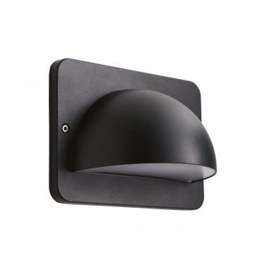 ZN-38622-BLK  Rennes Outdoor IP54 10w LED 4000k (Cool White) Guide/Wall Light in a Black Finish