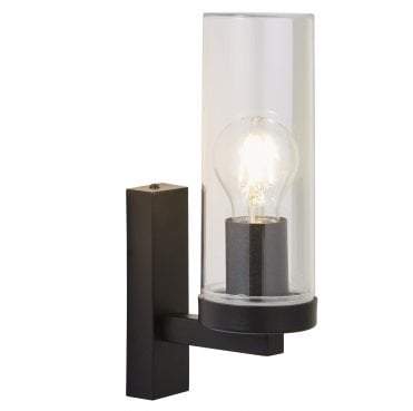 ZN-38630-BLK Carnac Outdoor IP44 Up or Down Wall Lantern in a Black Finish