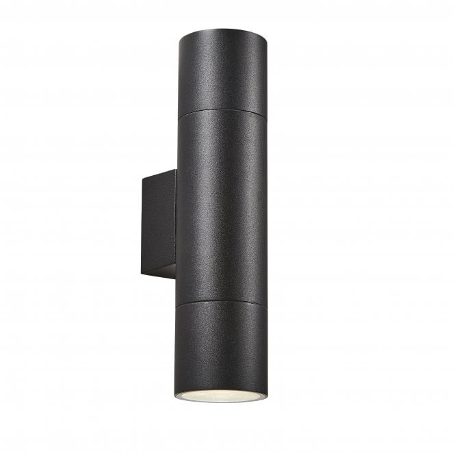 Zink ZN-40001-BLK Morro Outdoor IP44 Long Up Down Wall Light in a Black Finish