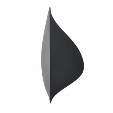 ZN-43344-ANTH Alani Outdoor IP65 9w LED 4000k (Cool White) Leaf Style Wall Light in an Anthracite Finish
