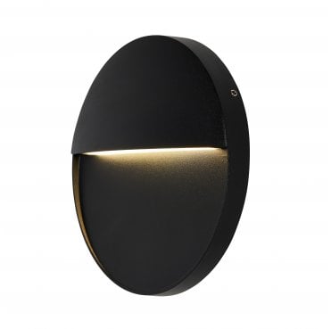 ZN-44237-BLK Onza Outdoor IP54 6w LED 4000k (Cool White) Round Guide Light in a Black Finish