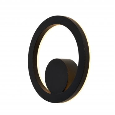 ZN-44251-BLK Eclipse Outdoor IP65 12w LED 4000k (Cool White) Up Down Wall Light in a Black Finish