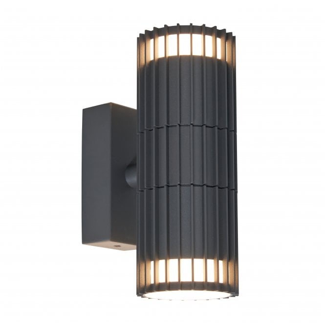 Zink ZN-44262-ANTH Muto Outdoor IP65 Up Down Wall Light in an Anthracite Finish