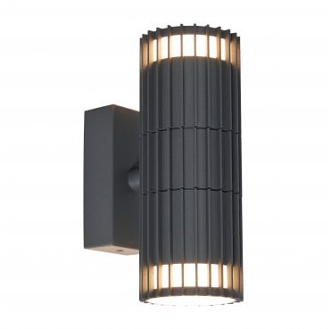 ZN-44262-ANTH Muto Outdoor IP65 Up Down Wall Light in an Anthracite Finish